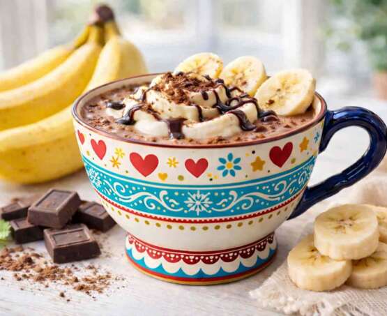 Vroča čokolada z banano