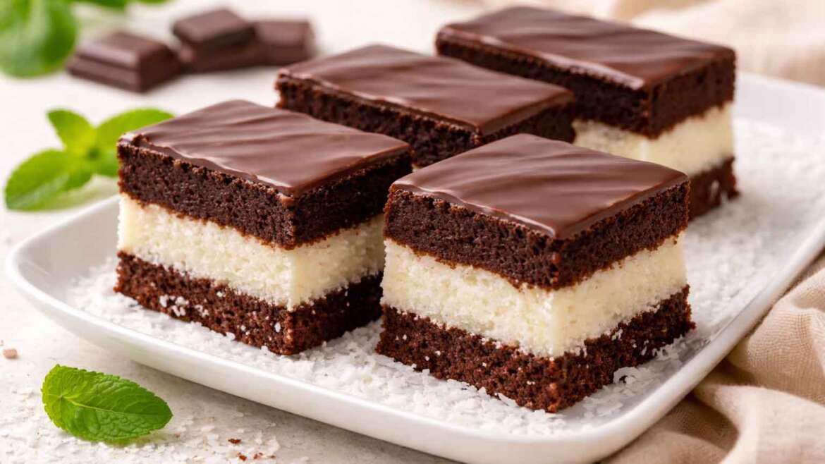 Čokoladne rezine s kokosovo kremo