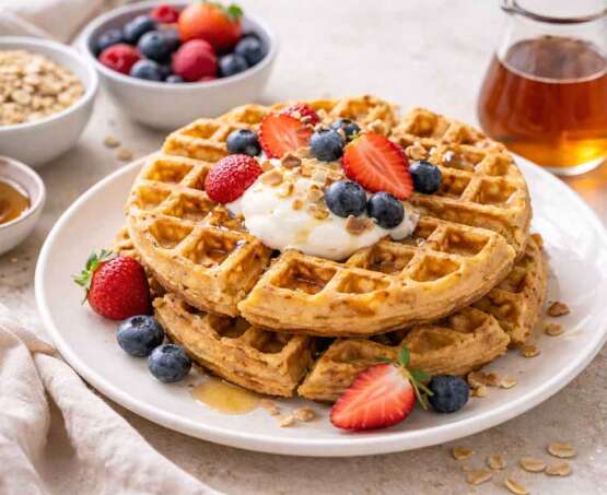 Enostavni hrustljavi ovseni vaflji