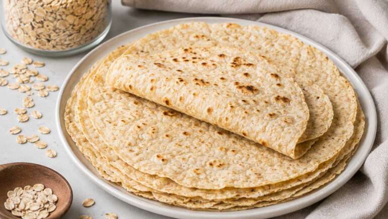 Enostavne domače ovsene tortilje