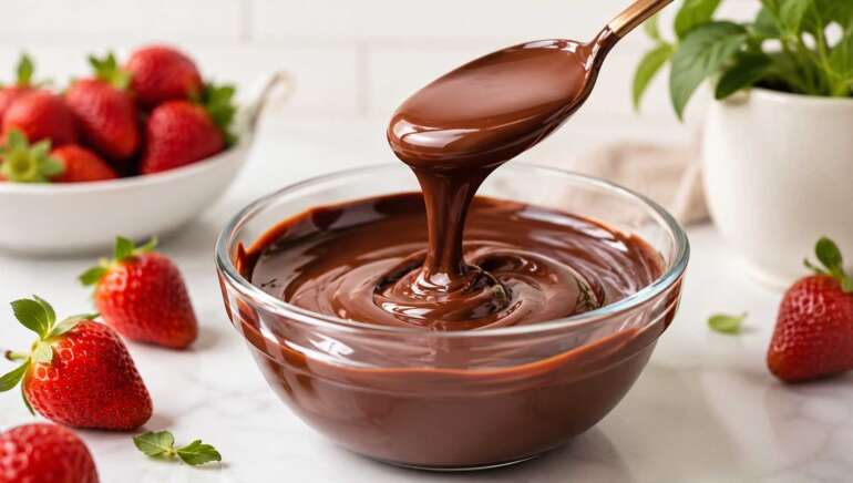 Veganski čokoladni ganache