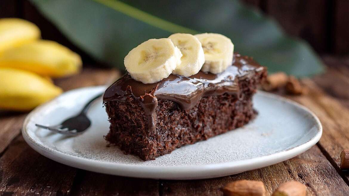 Čokoladno-bananine kocke brez moke