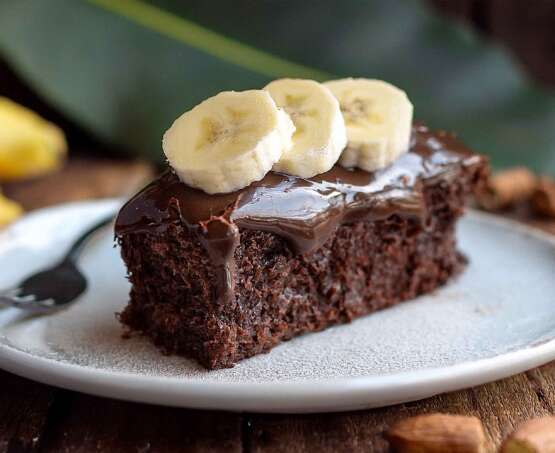 Čokoladno-bananine kocke brez moke
